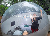 خيمة فقاعية شبه شفافة قابلة للنفخ مع نفقين أبيضين للفندق
