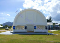 40 × 10 × 6 م PVC الأبيض خيمة نفخ الحدث مع مقاومة الرياح القوية