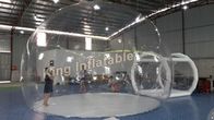 0.65mm PVC شفاف خيمة قابل للنفخ واضح فقاعة الهواء خيمة مع طبقة واحدة